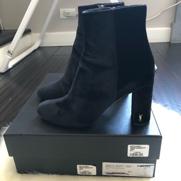 SAINT LAURENT LouLou Ankle Boots - Picture 4 of 8